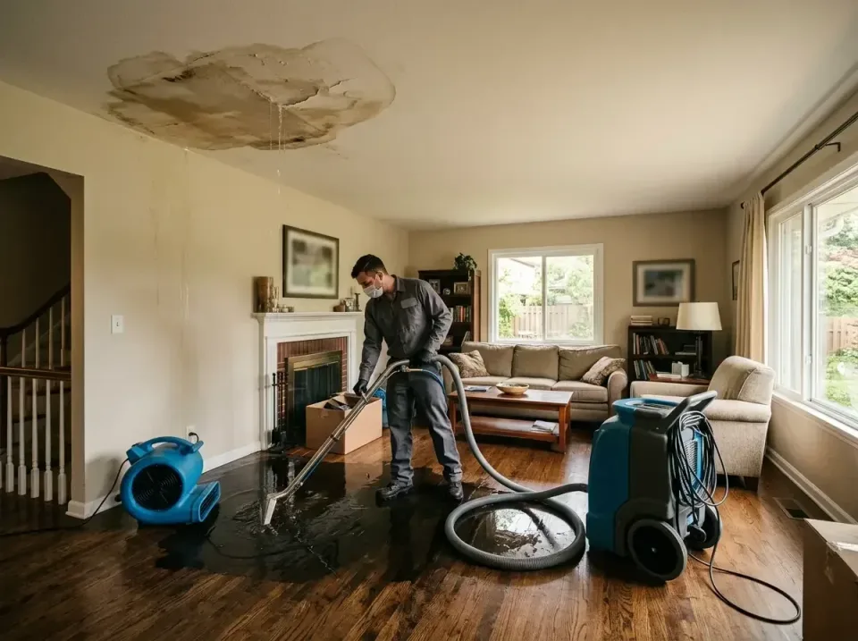 attic-pipe-burst-ceiling-drip-008 — frequently asked questions, Water Damage Restoration & Carpet Care in Connellsville, PA